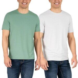 NEW 2-Pack  Soybu Men's M  Active T-Shirts Green & Gray  Fit